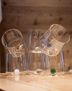 Wasserglas mit Farb-Akzent 6